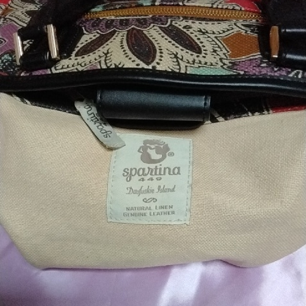 Spartina Paisley Print Handbag/Satchel and Wristlet Set - Picture 11 of 13